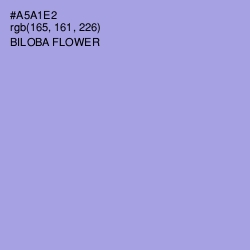 #A5A1E2 - Biloba Flower Color Image